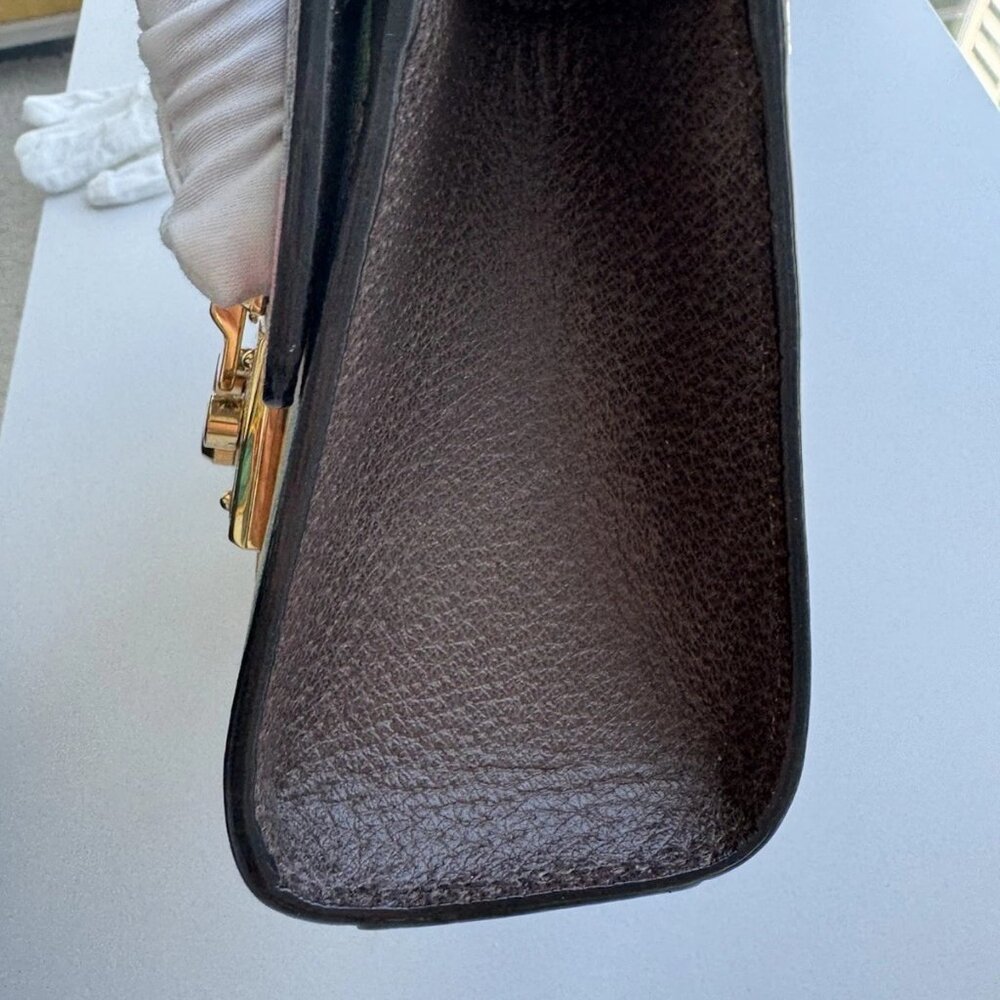 Gucci Padlock Shoulder Bag Tian Print GG Coated Canvas Small - Picture 7 of 16